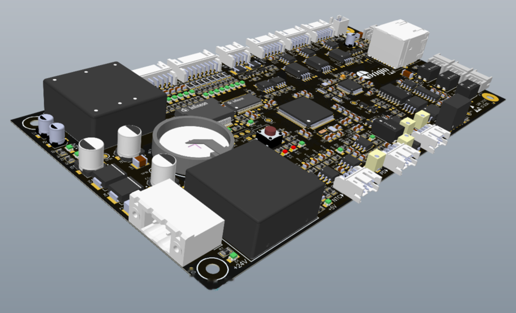 3D view of the laser control card ORG_LCB_0530