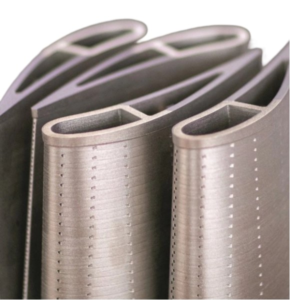 Metal part produced by laser 3D printing